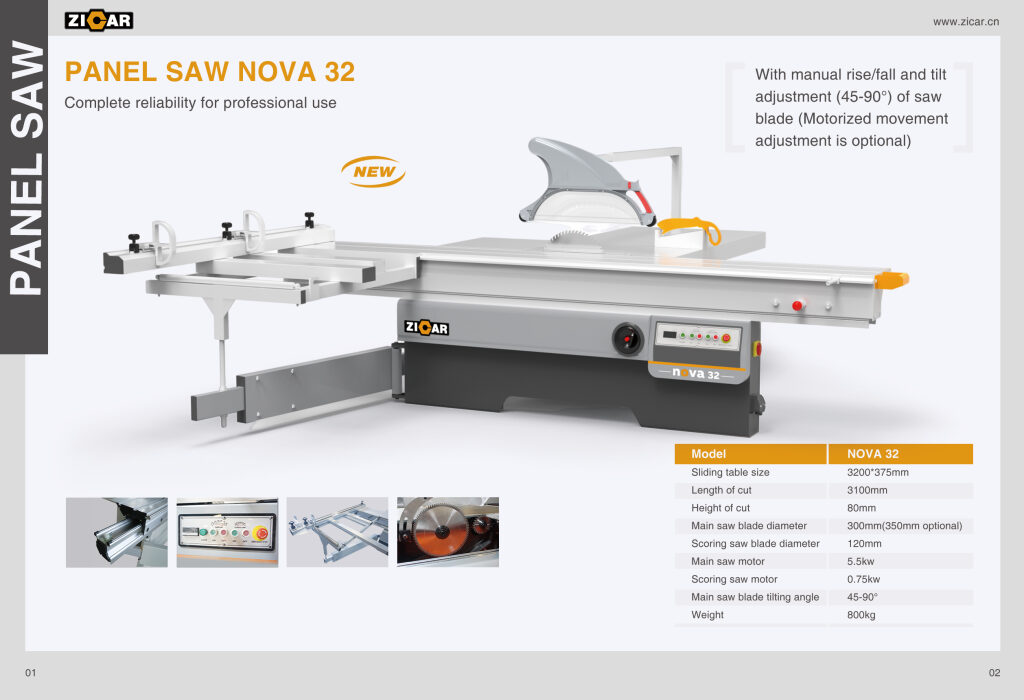 sliding table saw Nova32